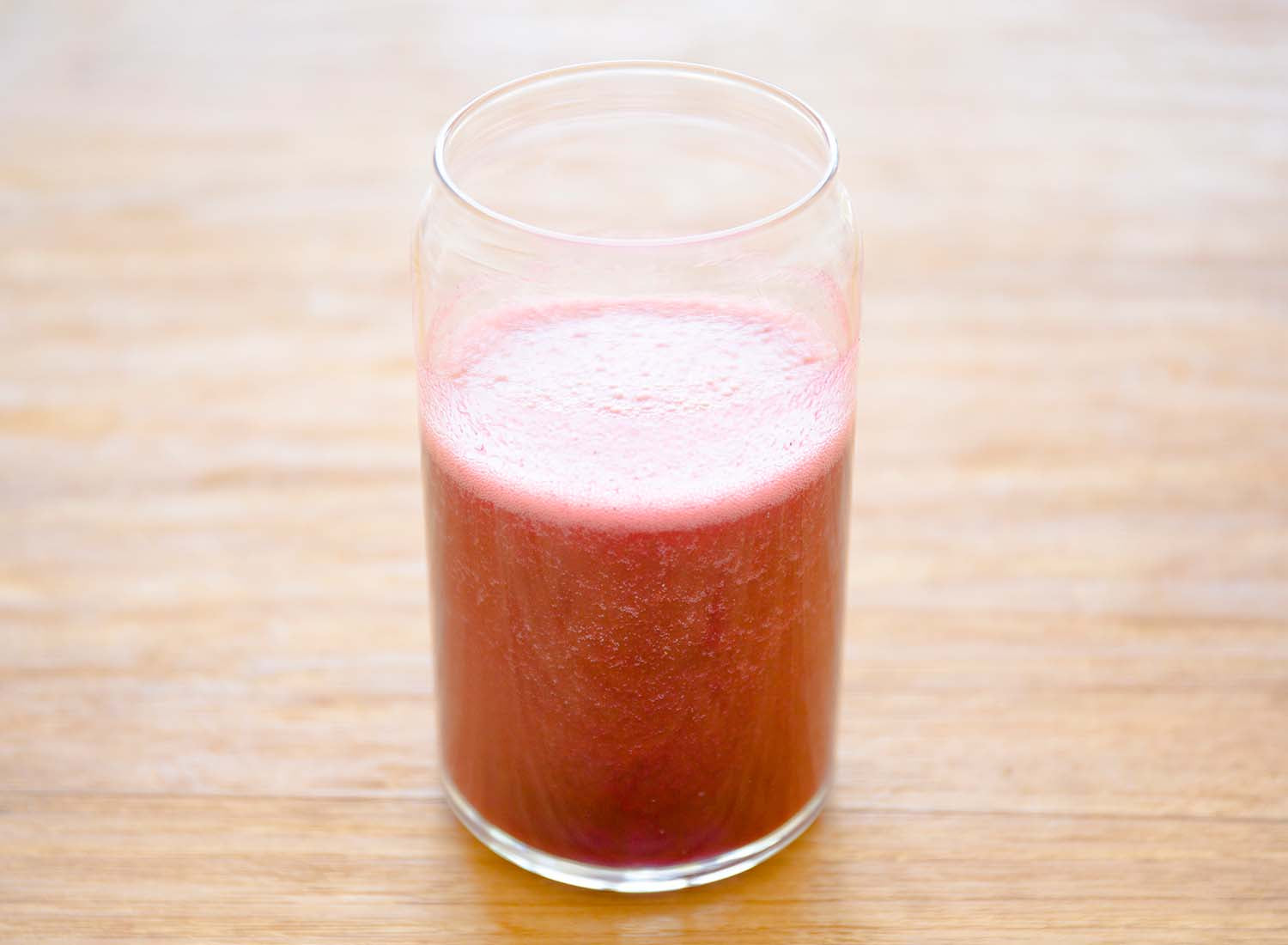 Refreshing red juice