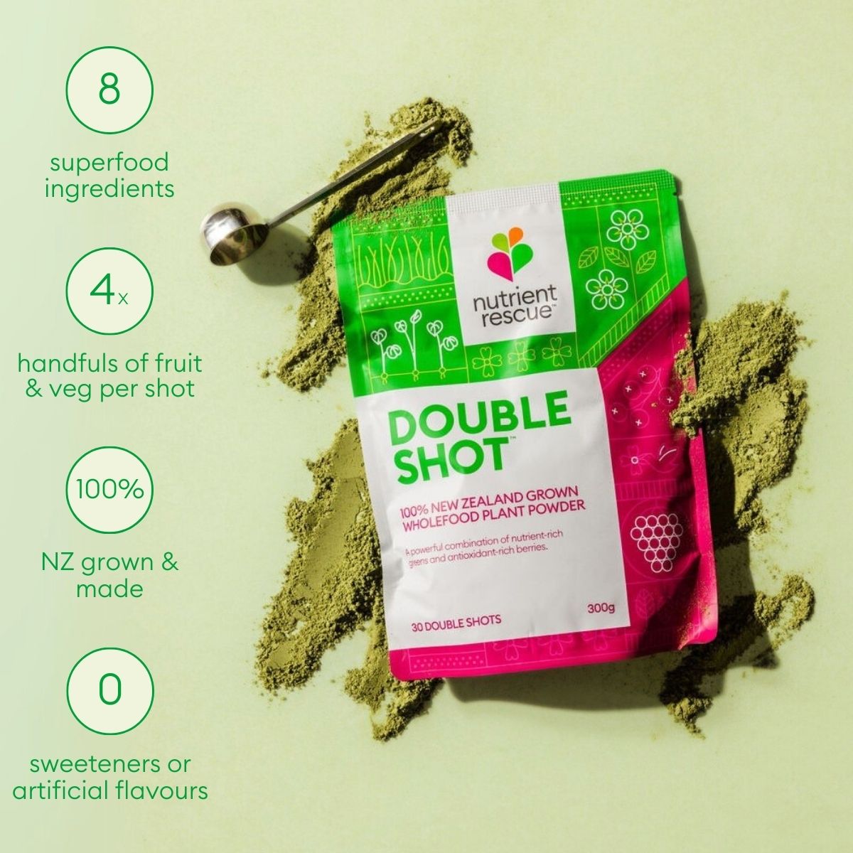 Nutrient Rescue Get Started Pack - Red & Green Superfood Powder
